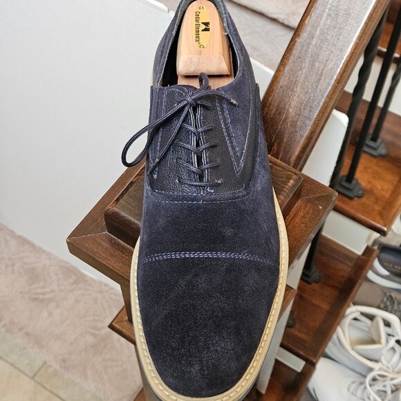 Joseph Abboud Men's Blue Suede Shoes, Sz 13 - Picture 10 of 16